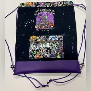 Halloween Characters Drawstring Backpack